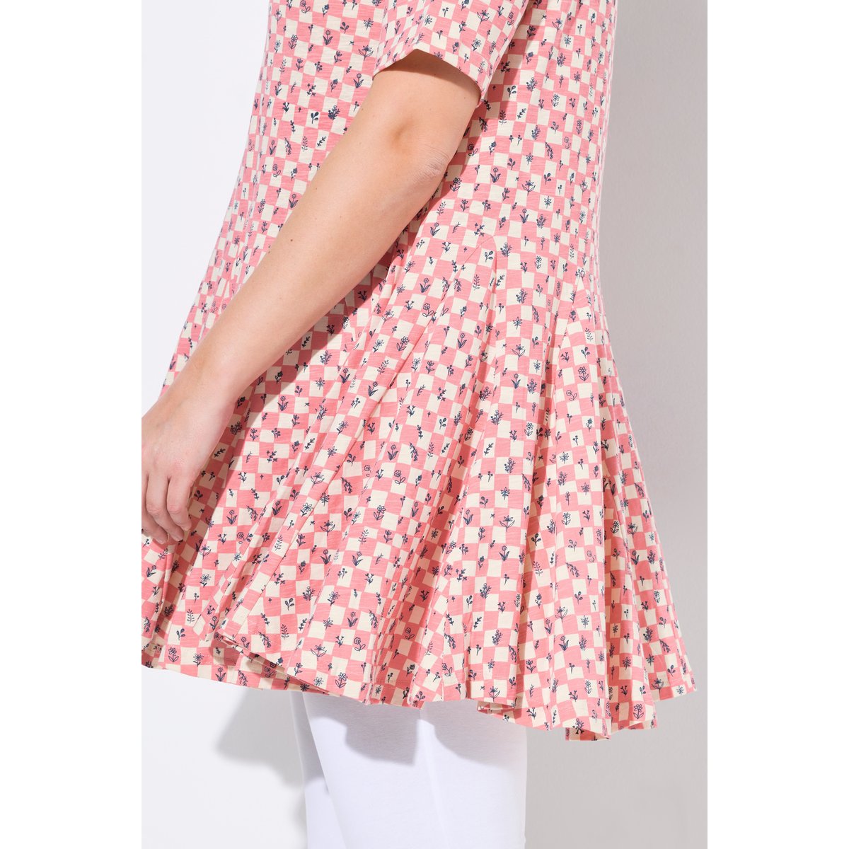 T-shirt, encolure tunique, manches courtes amaryllis, ULLA POPKEN