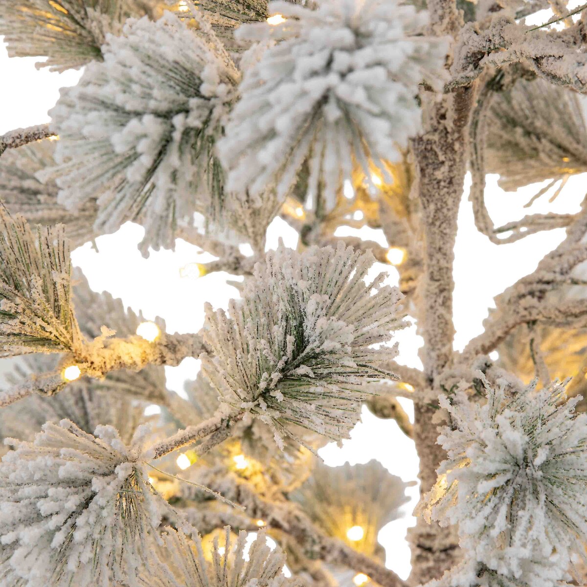 4ft Flocked Pine LED Christmas Tree green, ÉDITÉ