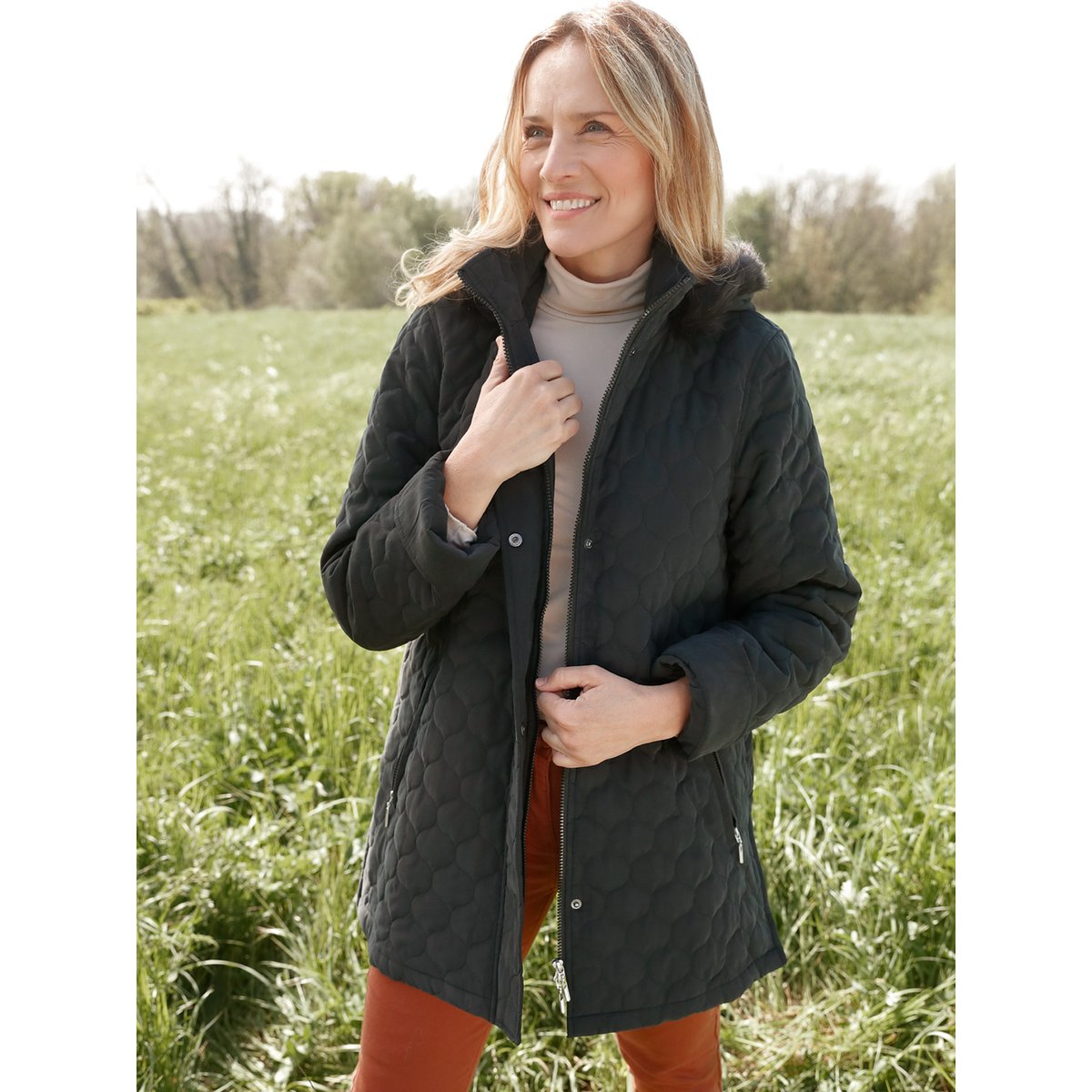 Parka courte noir, DAXON