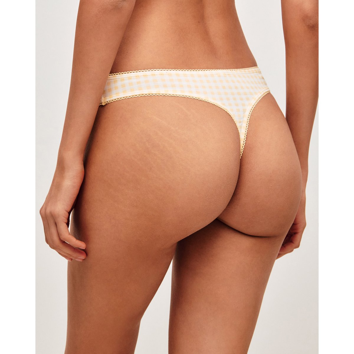 Lot de 3 strings en coton imprimés colorés TAOMIZ CAIPIZ jaune, UNDIZ