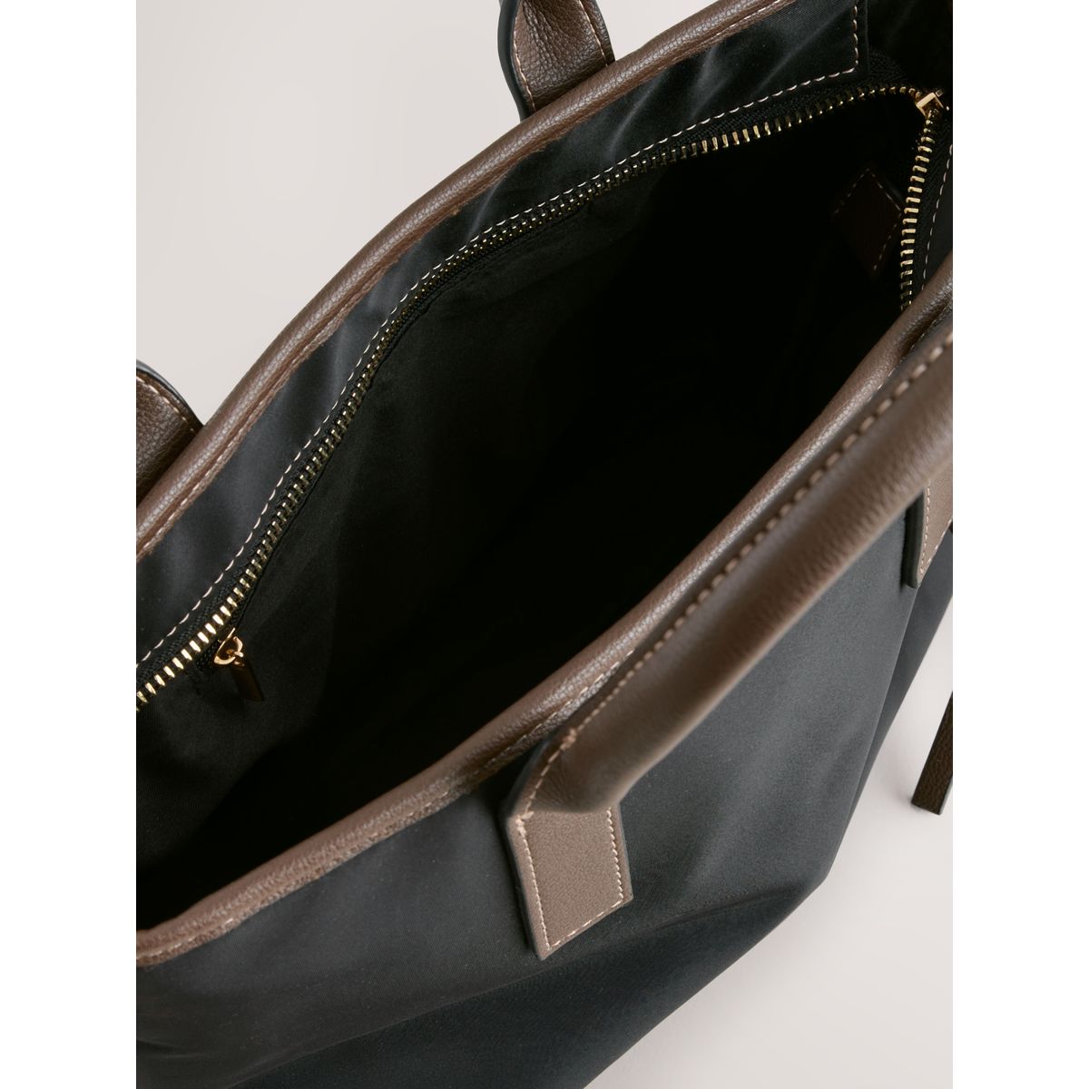 Sac à bandoulière en nylon noir, NEXT