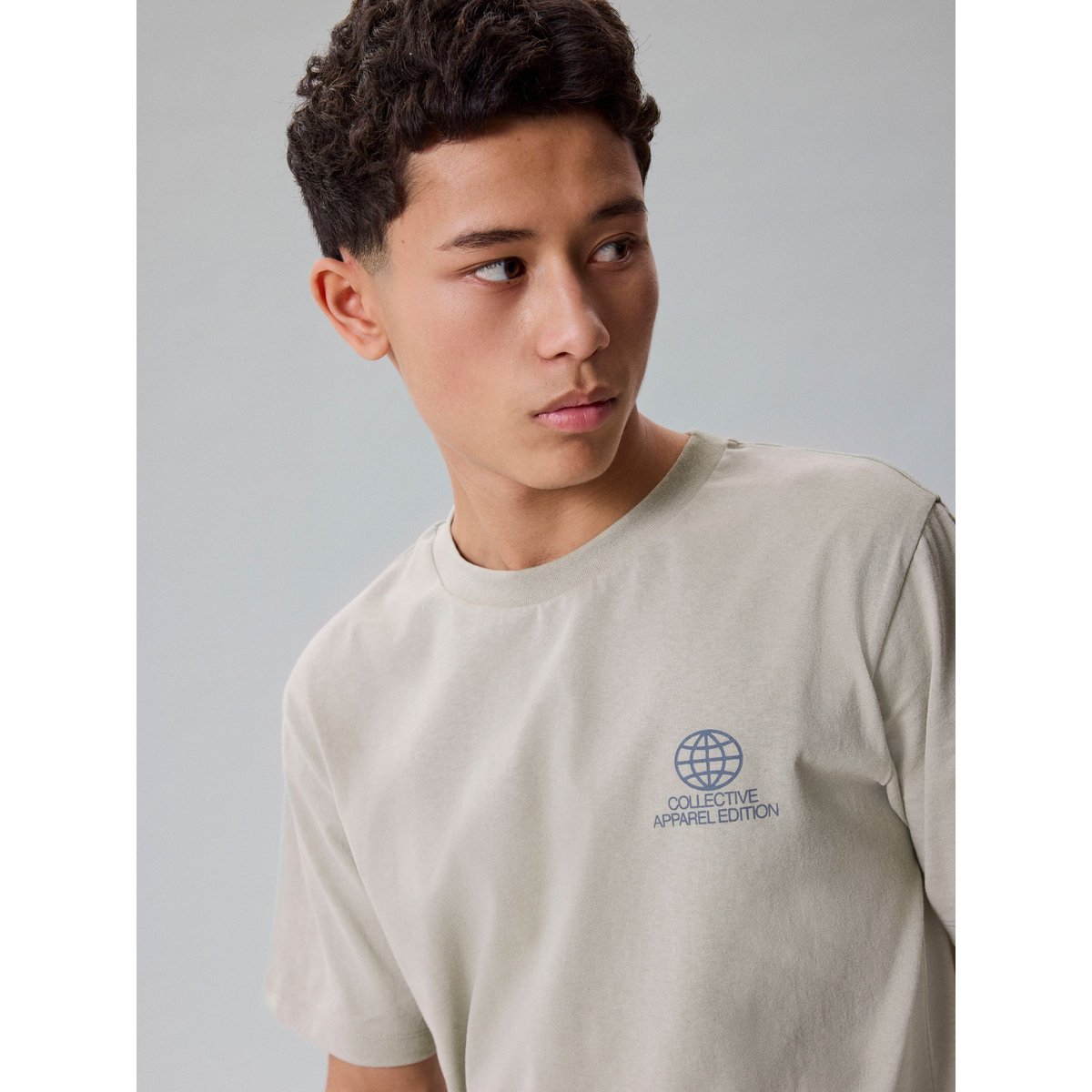 T-Shirt gris - abbey stone, NAME IT