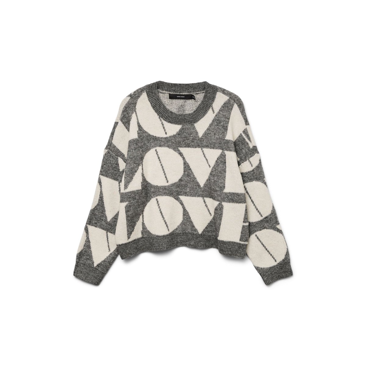Pull medium grey melange 1, VERO MODA
