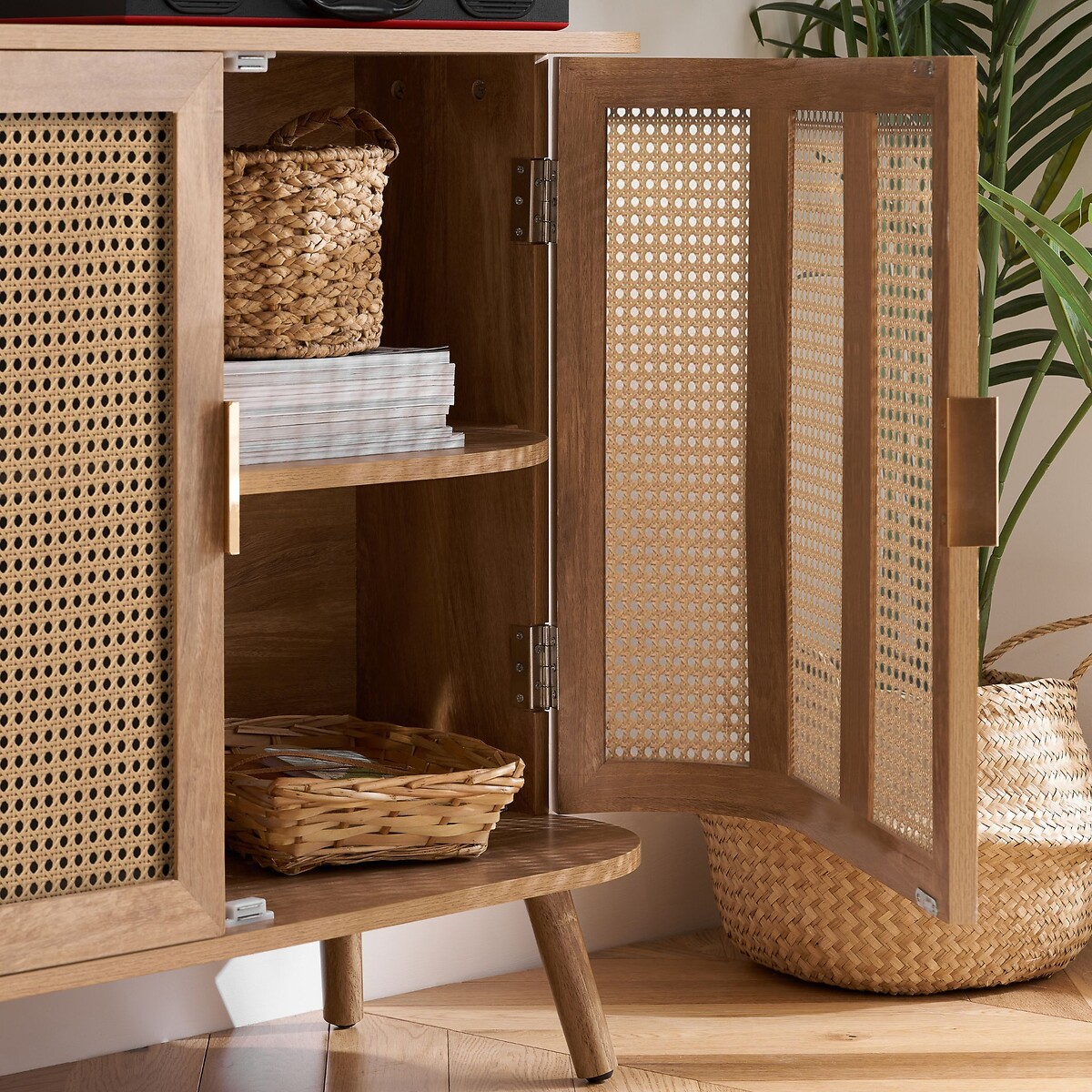 Naya Rattan 2 Door Sideboard natural oak, SO'HOME