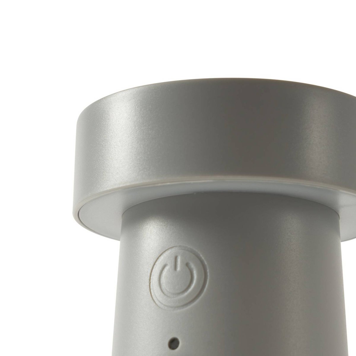 Lampe à poser moderneLED, Salt gris clair, LUCANDE