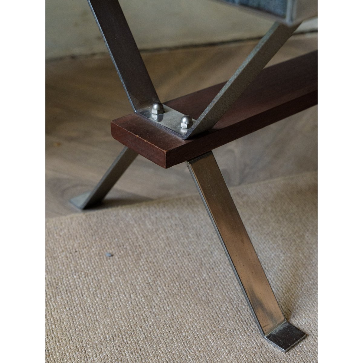 Table basse en céramique Donna N°1017 - Bon état gris, DEBONGOUT