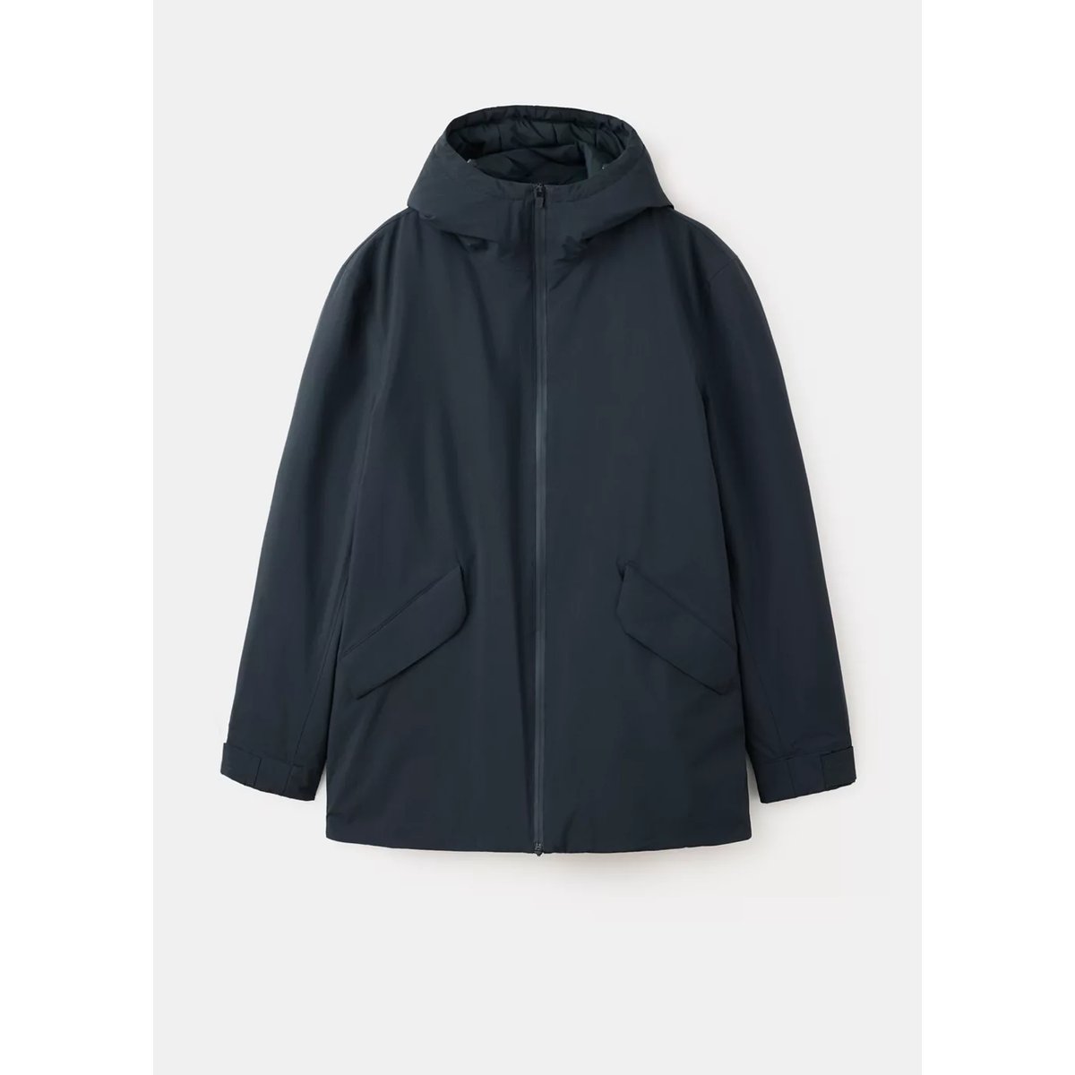 Parka compactable avec garnissage Thermore® déperlant bleu nuit, MANGO MAN