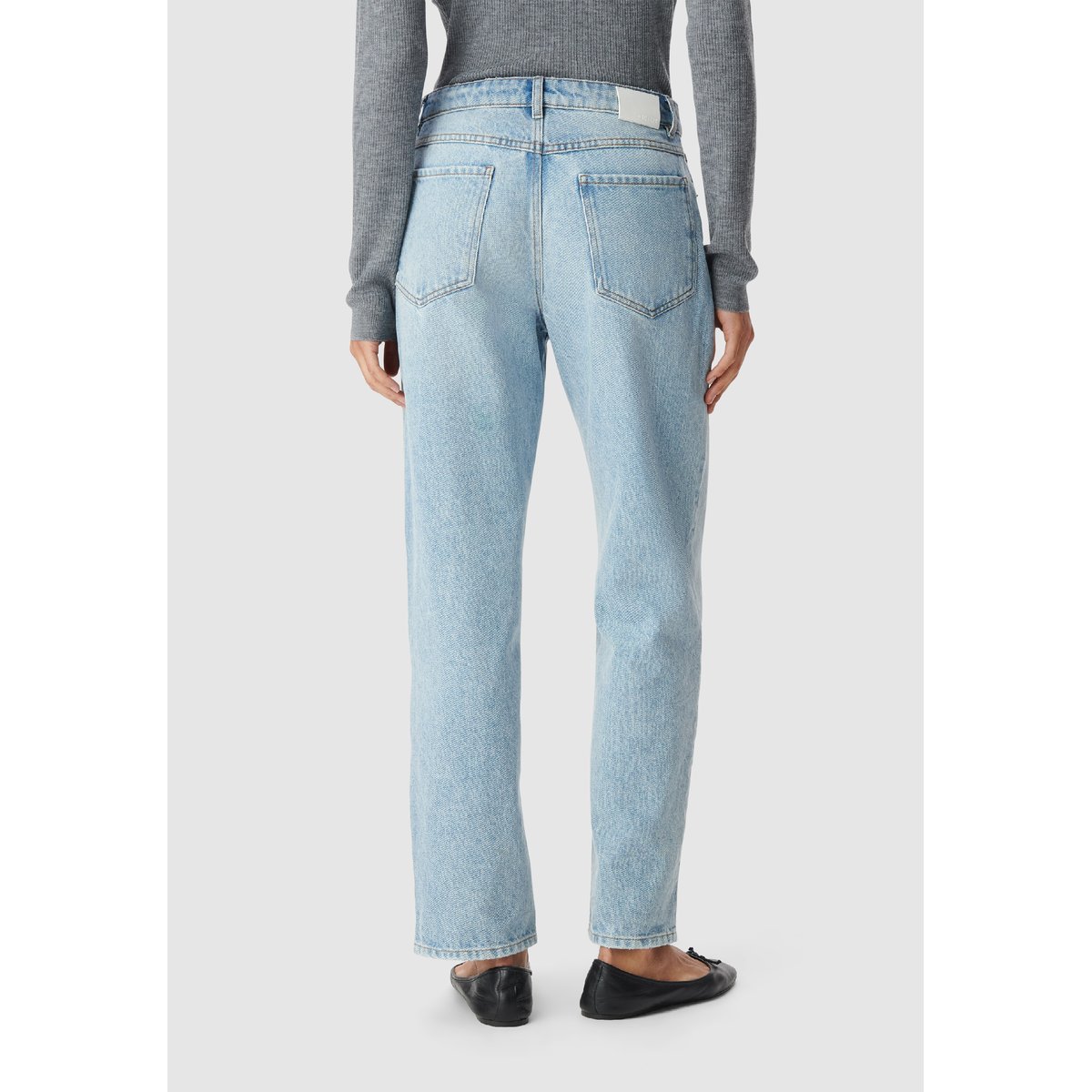 Jean droit 7/8e ANDERS bleu gris, IKKS
