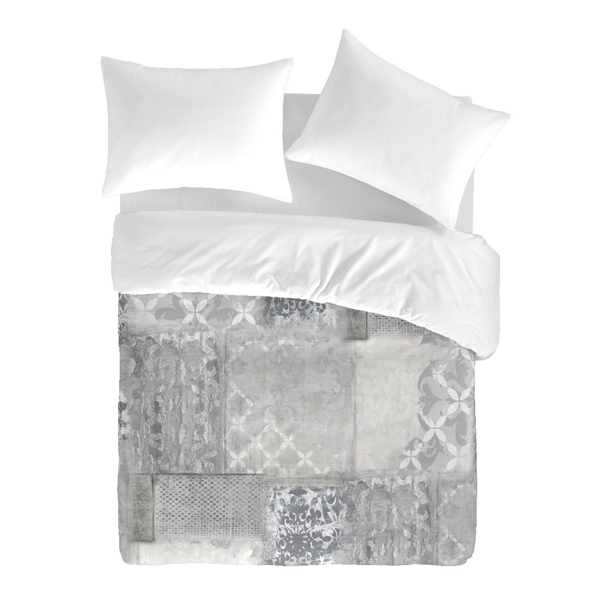 Housse de couette 100% coton ARIANE blanc, GUY LAROCHE