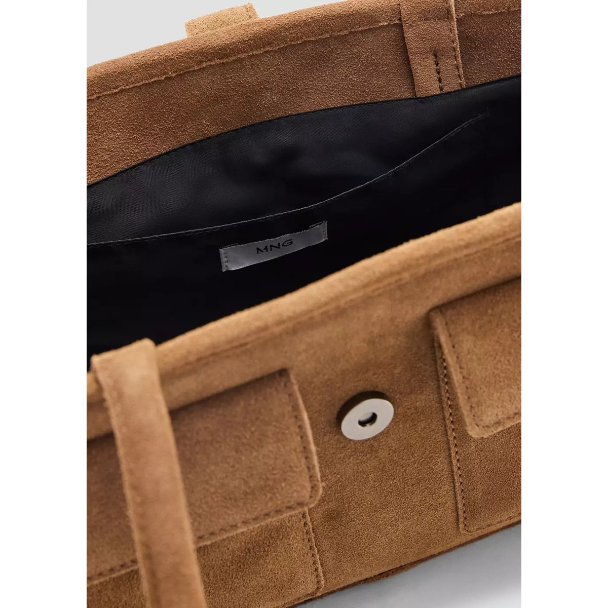 Sac cuir poches sable, MANGO TEEN