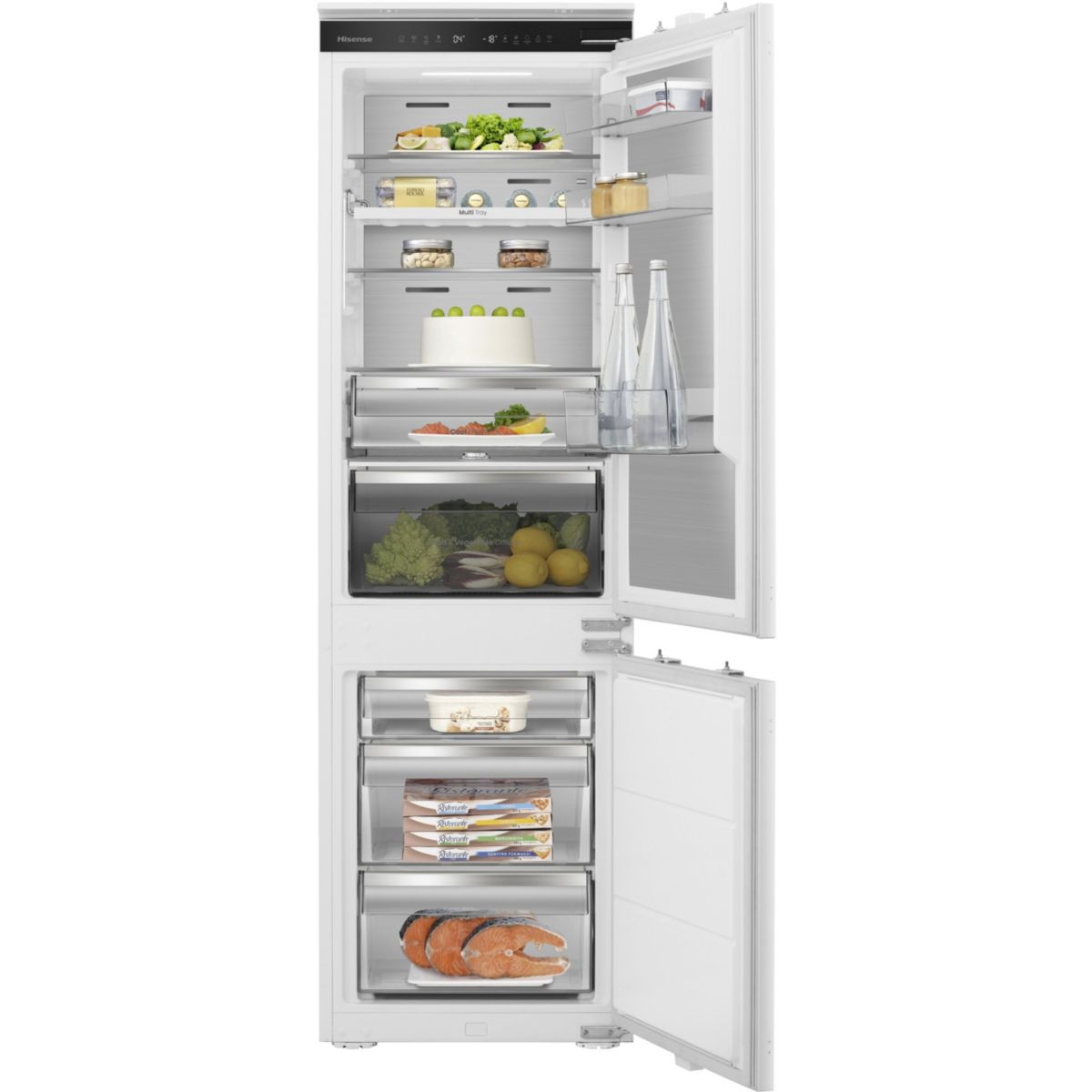 Réfrigérateur combiné encastrable RB5B250SSWD1 couleur unique, HISENSE