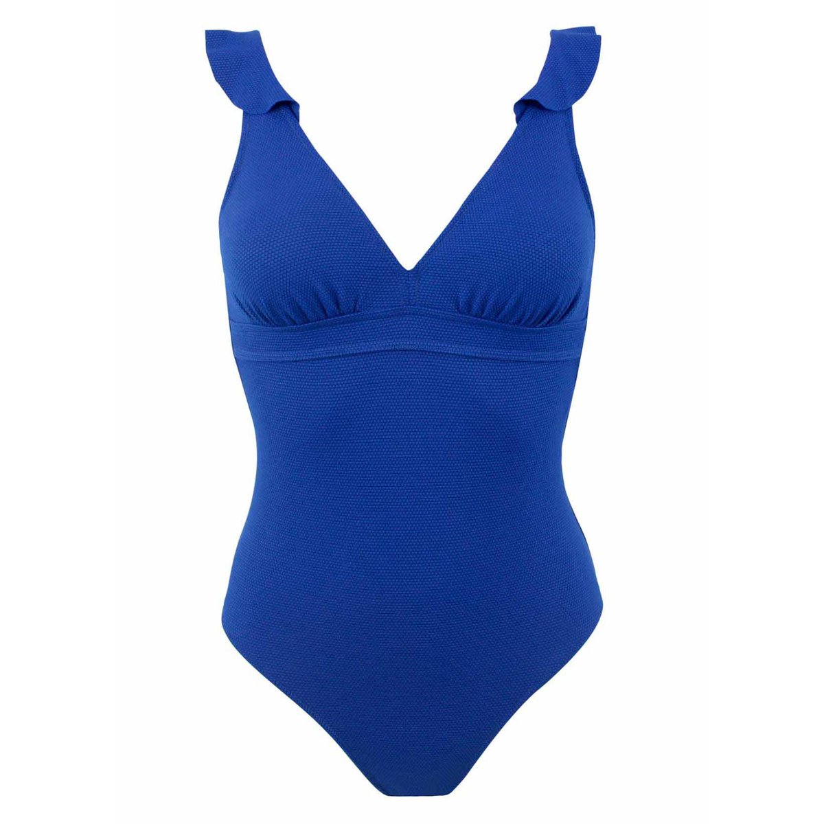 Maillot de bain 1 pièce coques amovibles BELLAGIO bleu, LAURA BY JANINE ROBIN