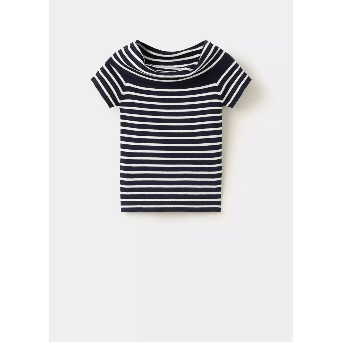 Top rayures col bateau bleu marine, MANGO TEEN