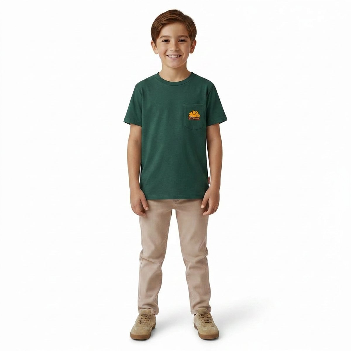 T-shirt  - Très bon état vert, SUNDEK