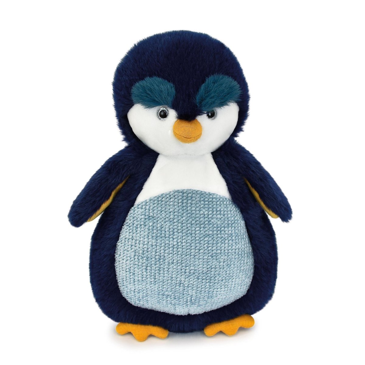 Peluche Trésors marins Pingouin 25 cm bleu, HISTOIRE D'OURS