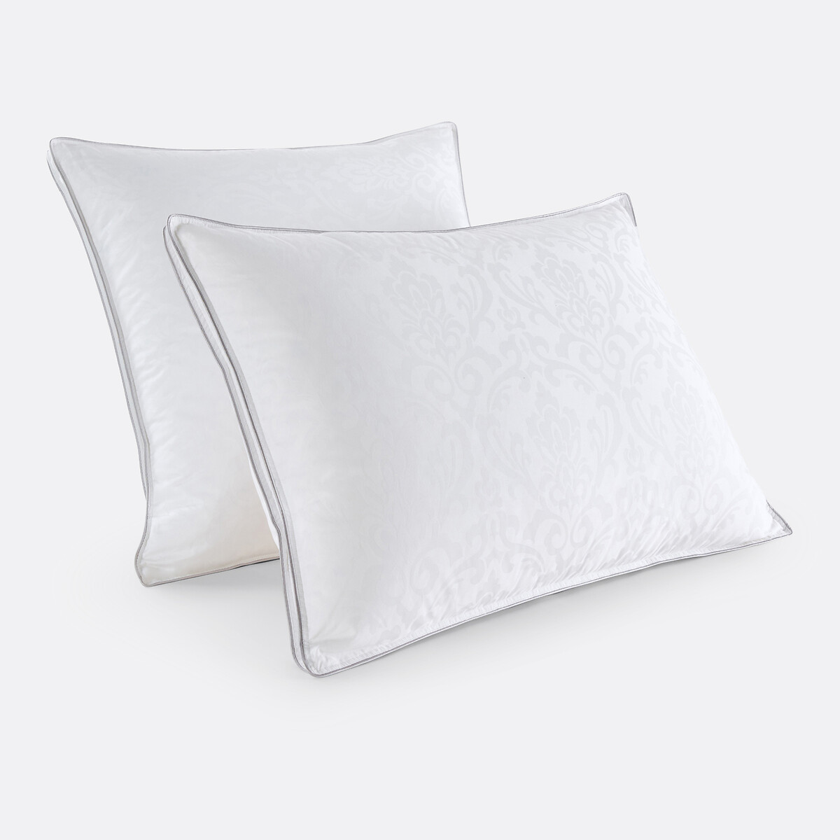 Oreiller moelleux 90% duvet premium anti-acarien blanc, LA REDOUTE INTERIEURS