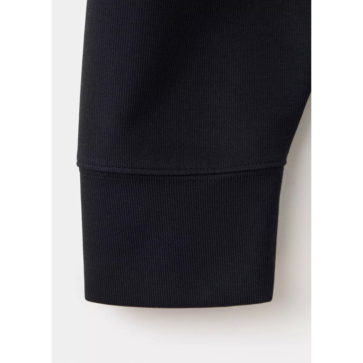 Sweat-shirt col montant zippé bleu marine, MANGO