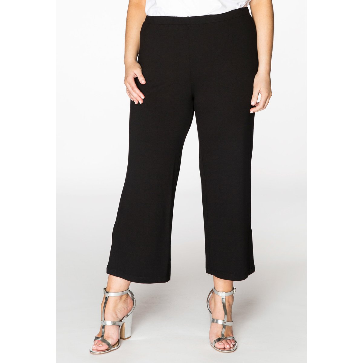 Pantalon basique 7/8 noir, YOEK
