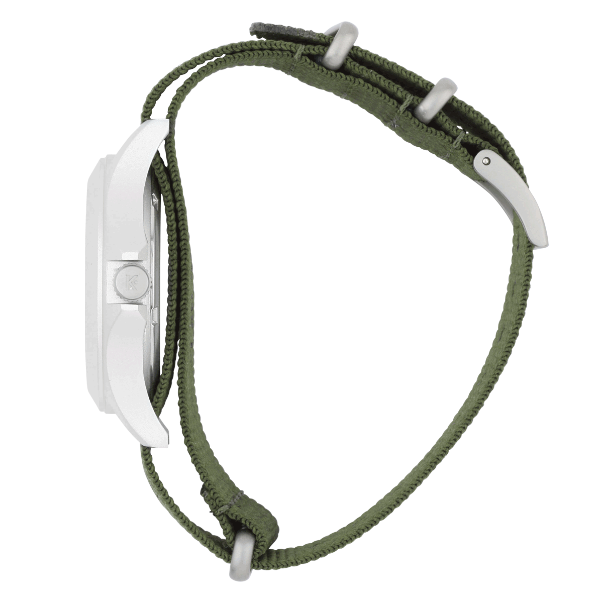Montre Analogique SOLAIRE SOLEIL argenté noir kaki, KELTON