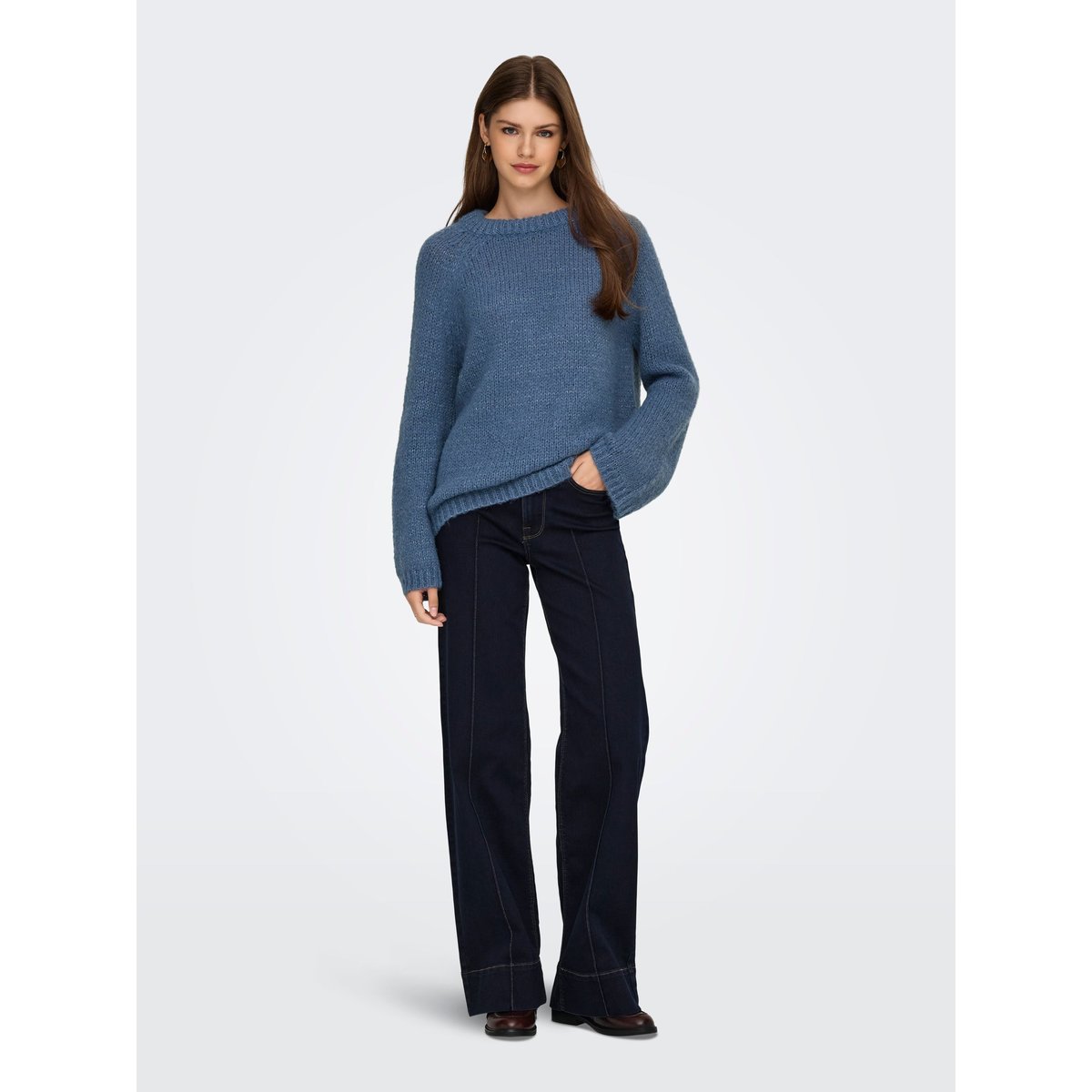 Pull En Maille vintage indigo, ONLY