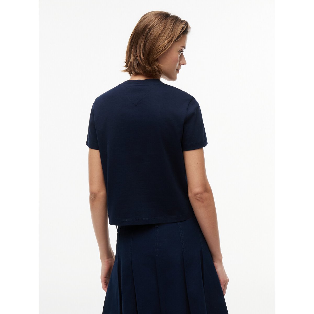 Logo Short Sleeve T-Shirt navy, TOMMY JEANS