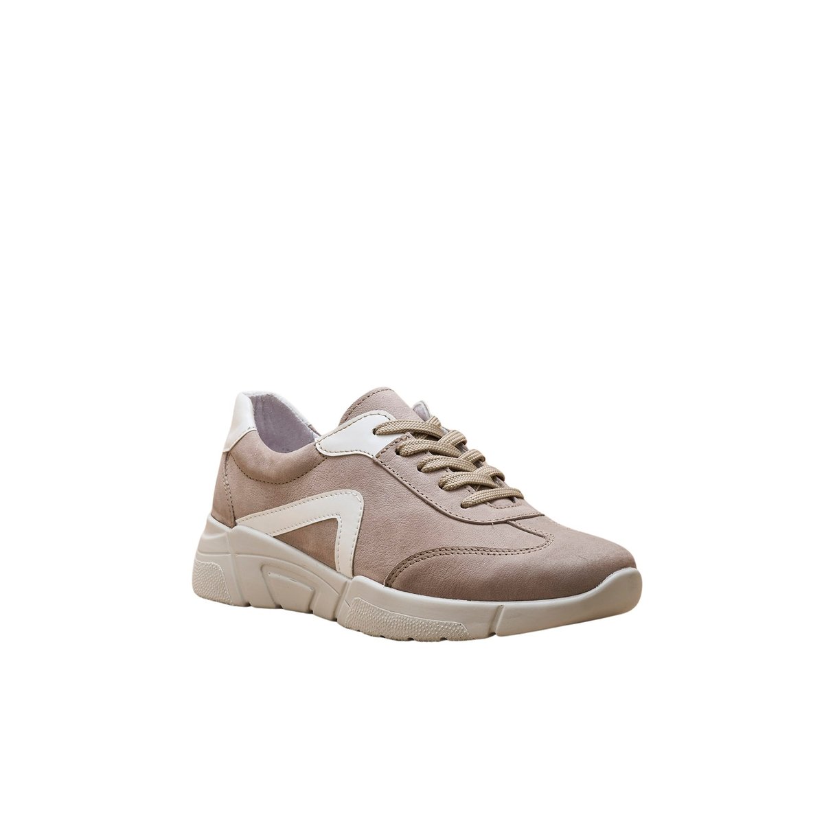 Baskets semelle amovible beige, PEDICONFORT