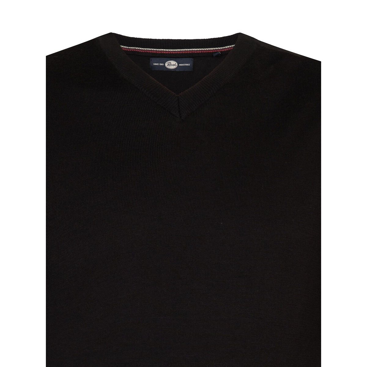 Maglione con scollo a V nero , PETROL INDUSTRIES