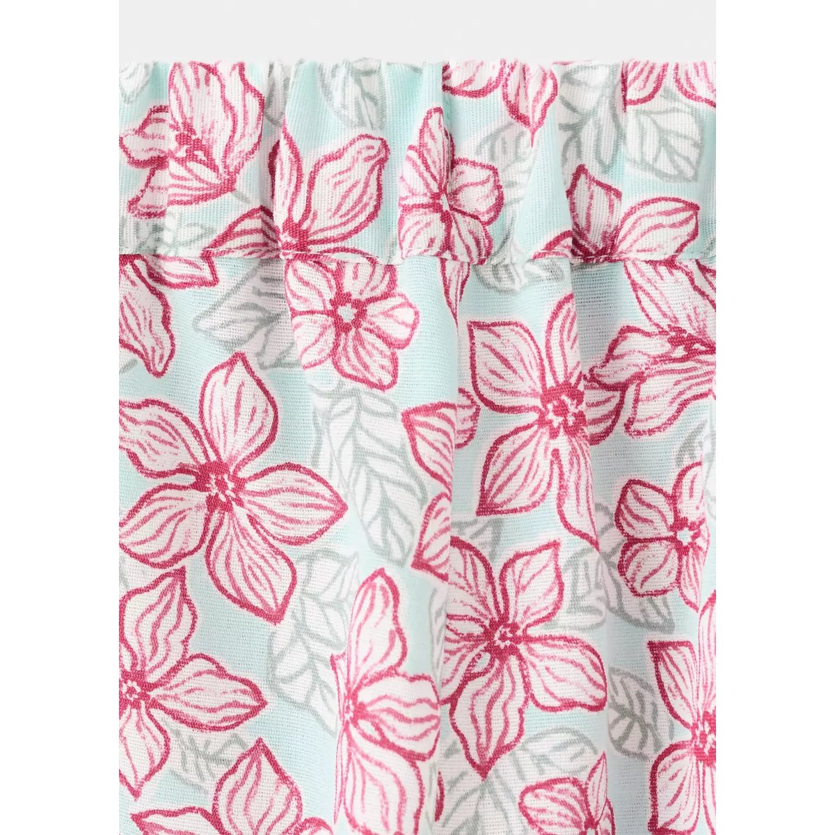 Pantalon en imprimé à fleurs vert d´eau, MANGO KIDS
