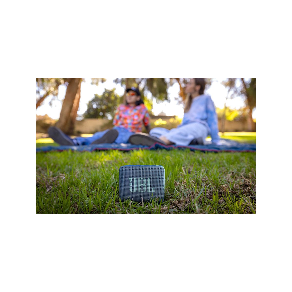 Enceinte portable GO Essential 2 Bleue - Bluetooth, étanche, autonomie 5h couleur unique, JBL