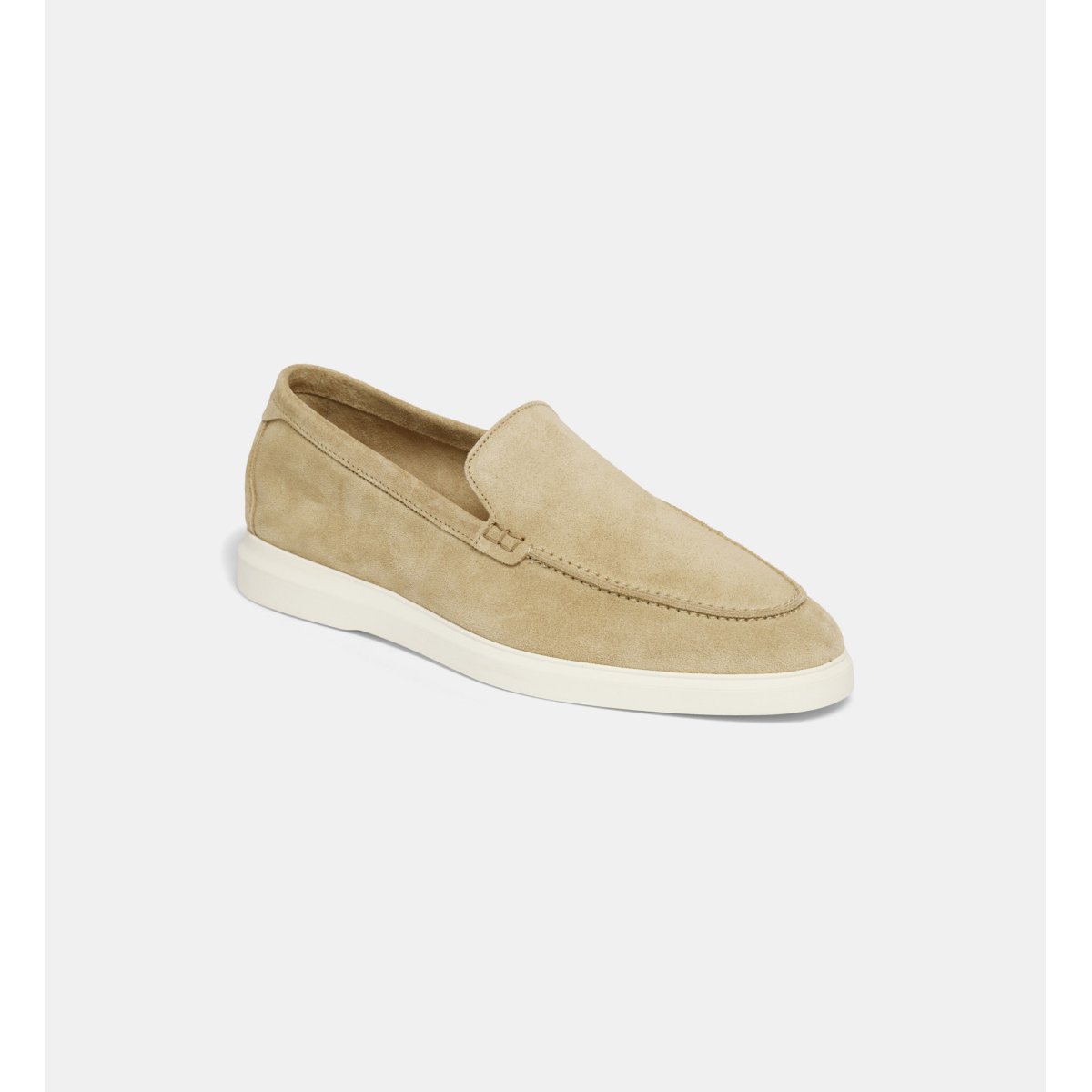 Mocassins sport isaiah en croûte de cuir beige, COMPTOIR GL