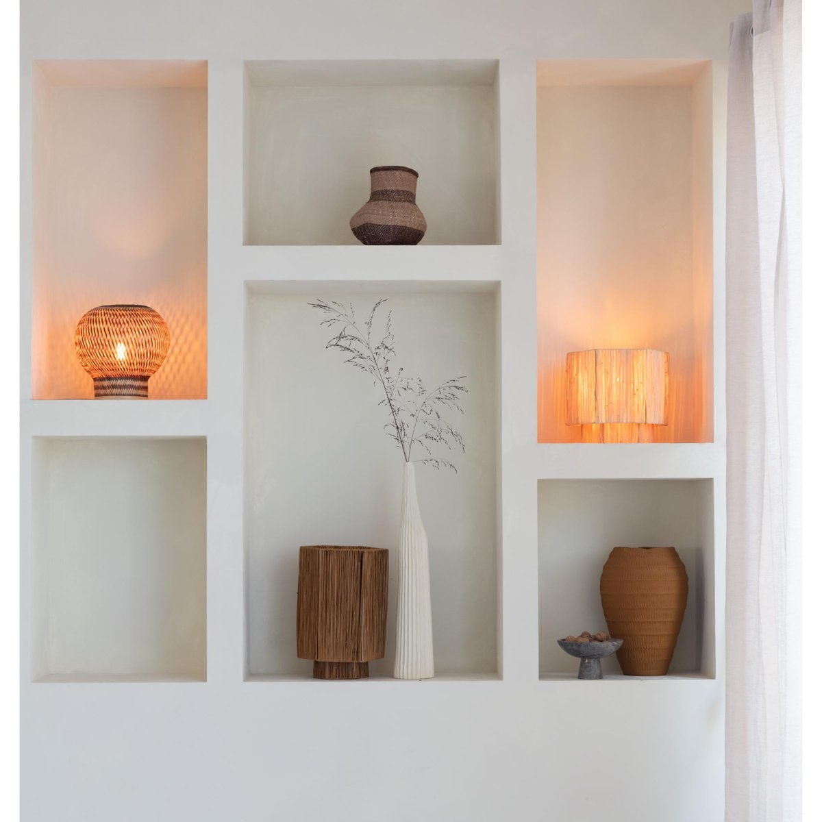 Lampe De Table Bambou BARBADOS naturel, GOOD & MOJO