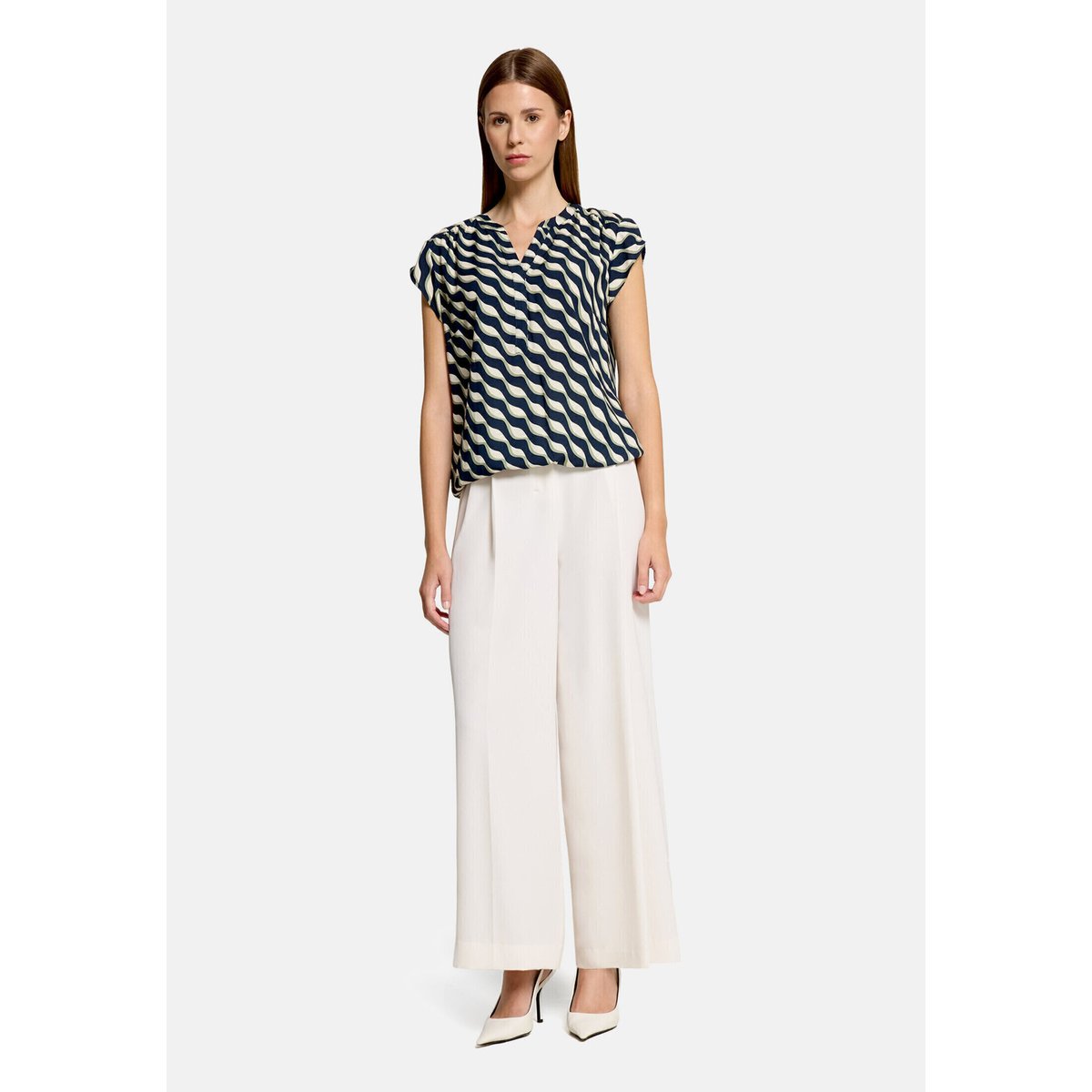 Tunique manches courtes dark blue/green, BETTY BARCLAY