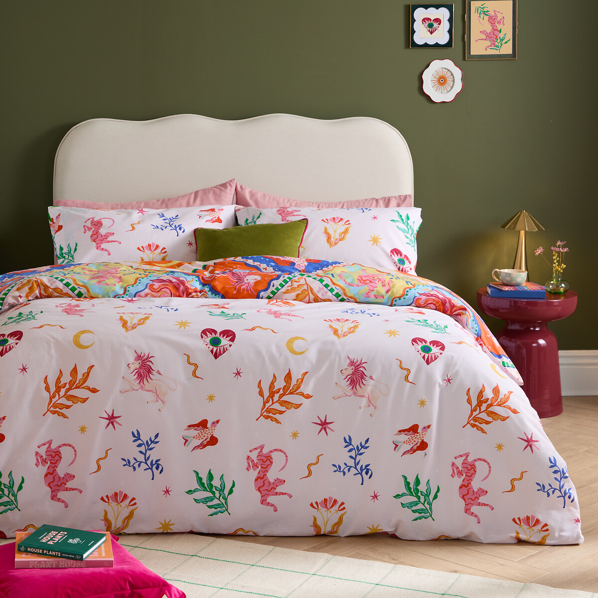 Seraphine Reversible Duvet Cover and Pillowcase Set multi-coloured, FURN.