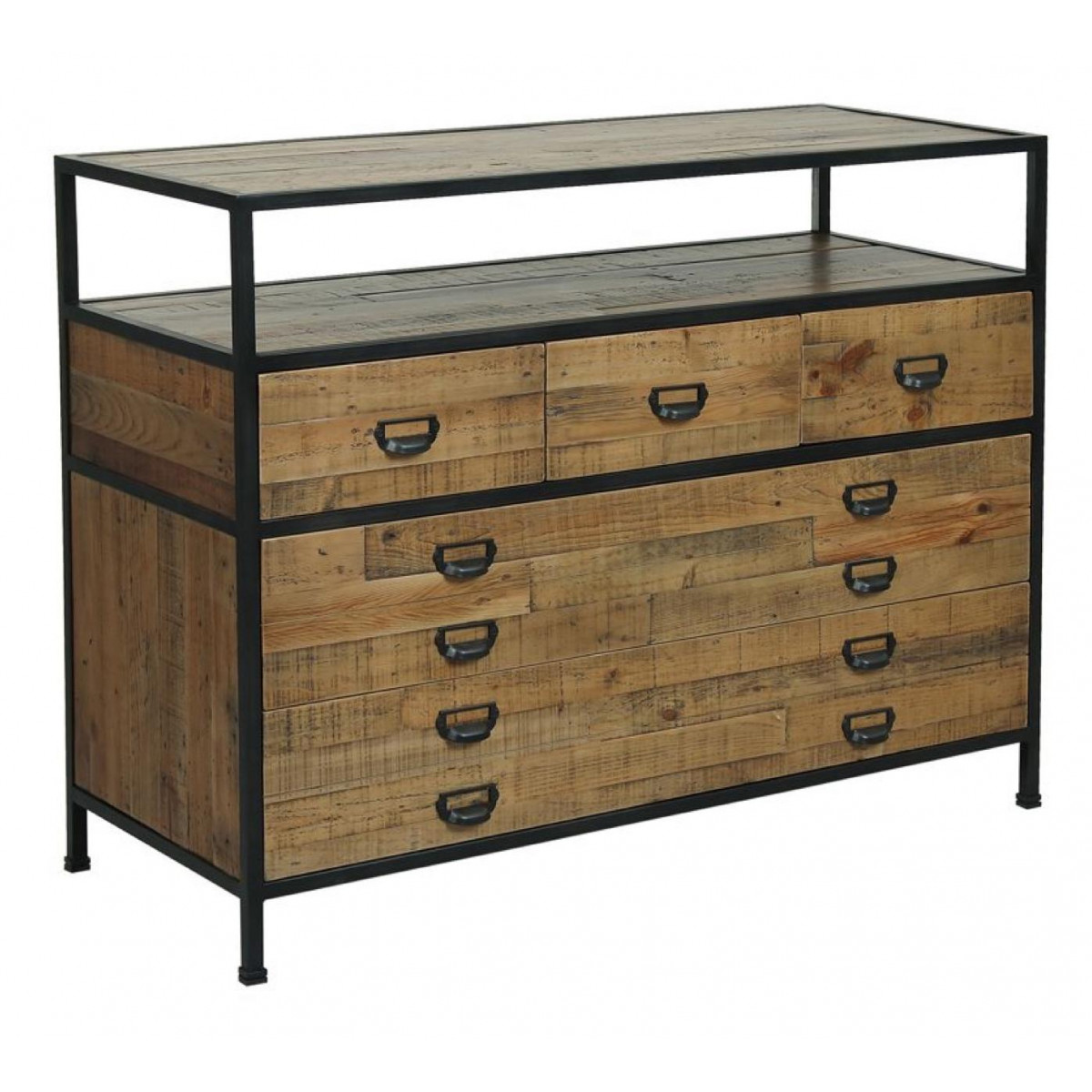 Commode 5 tiroirs - MANUFACTURE marron, INTERIOR'S