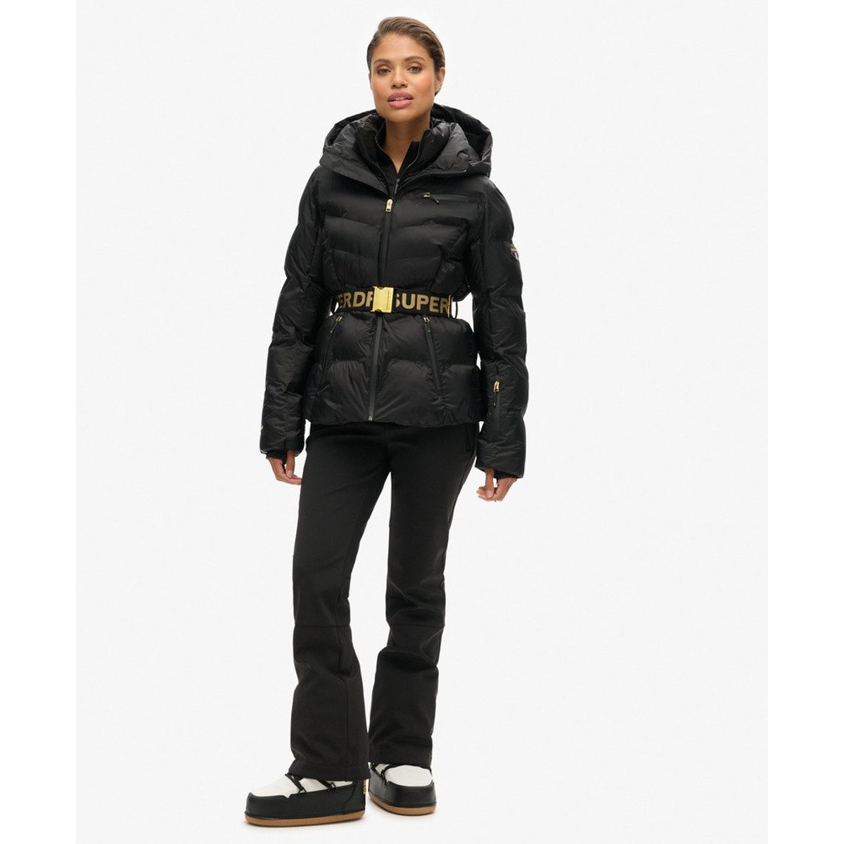 Doudoune de ski Luxe noir, SUPERDRY