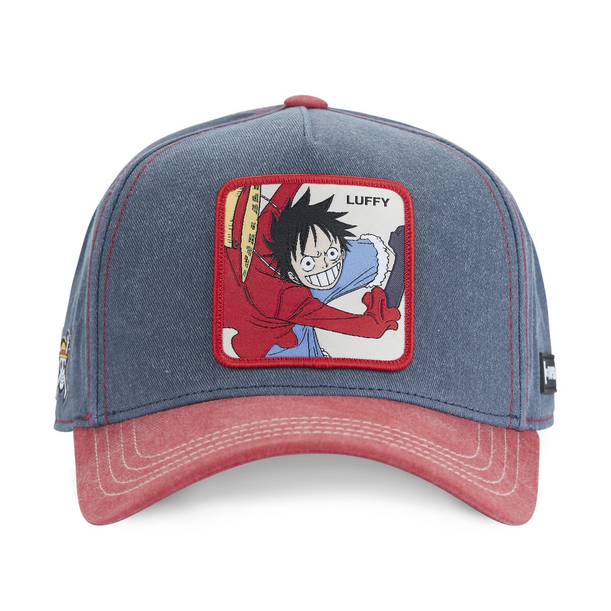 Casquette One Piece Luffy bleu/rouge, CAPSLAB