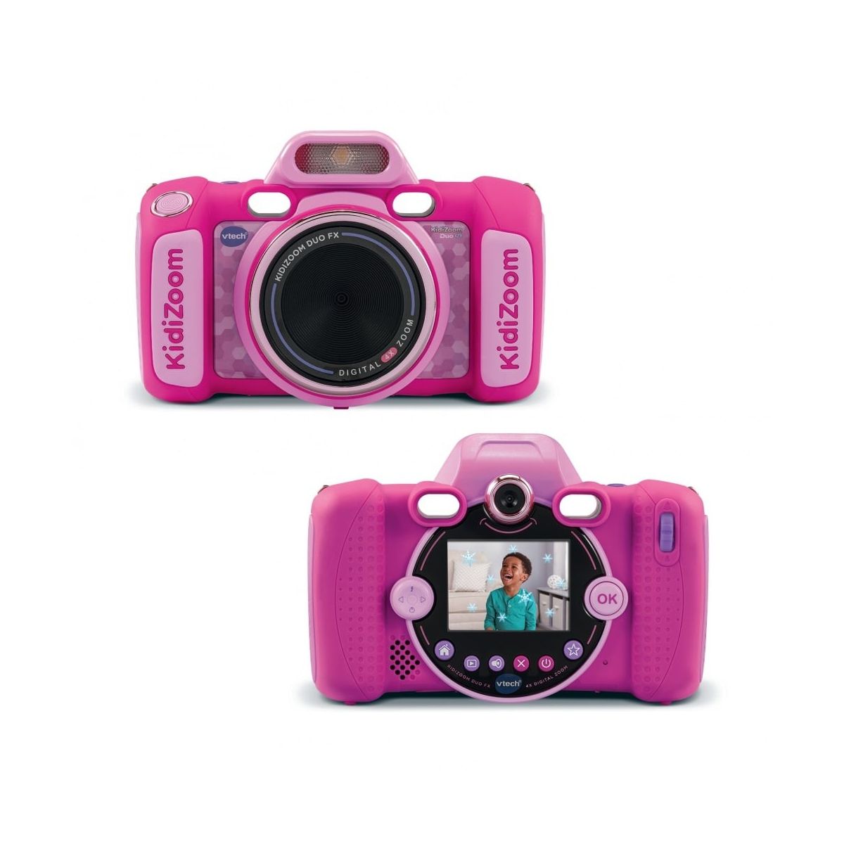 Appareil photo enfant KidiZoom Duo FX rose rose, VTECH