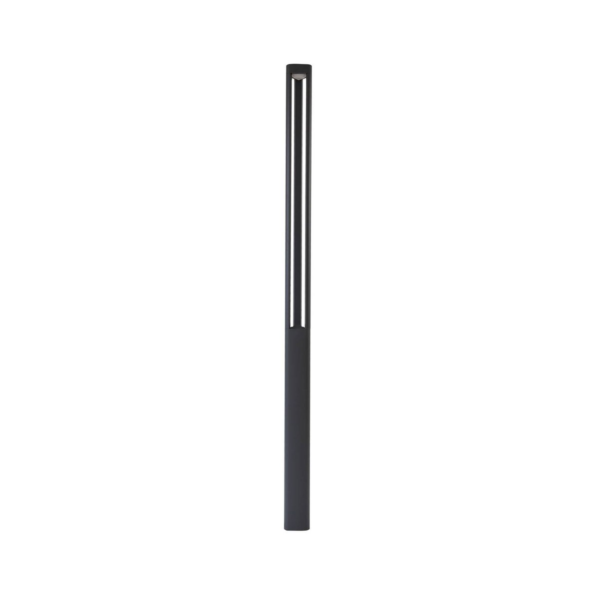 Lampadaire extérieur en aluminium moderneLED anthracite, LUCANDE