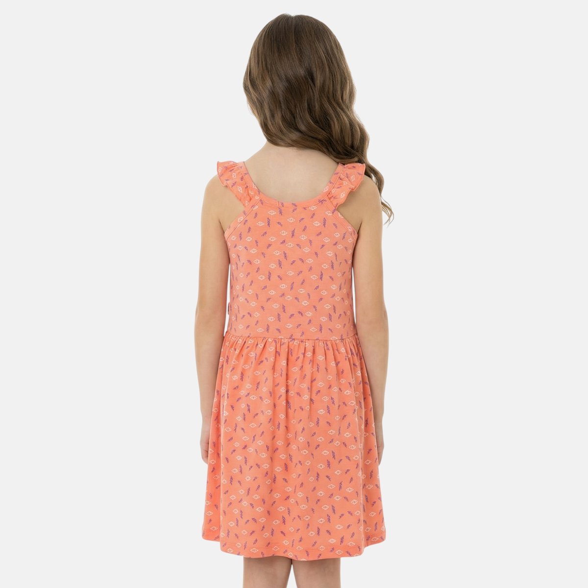 Robe sans manches imprimée, col rond BOHÈME corail, LEE COOPER