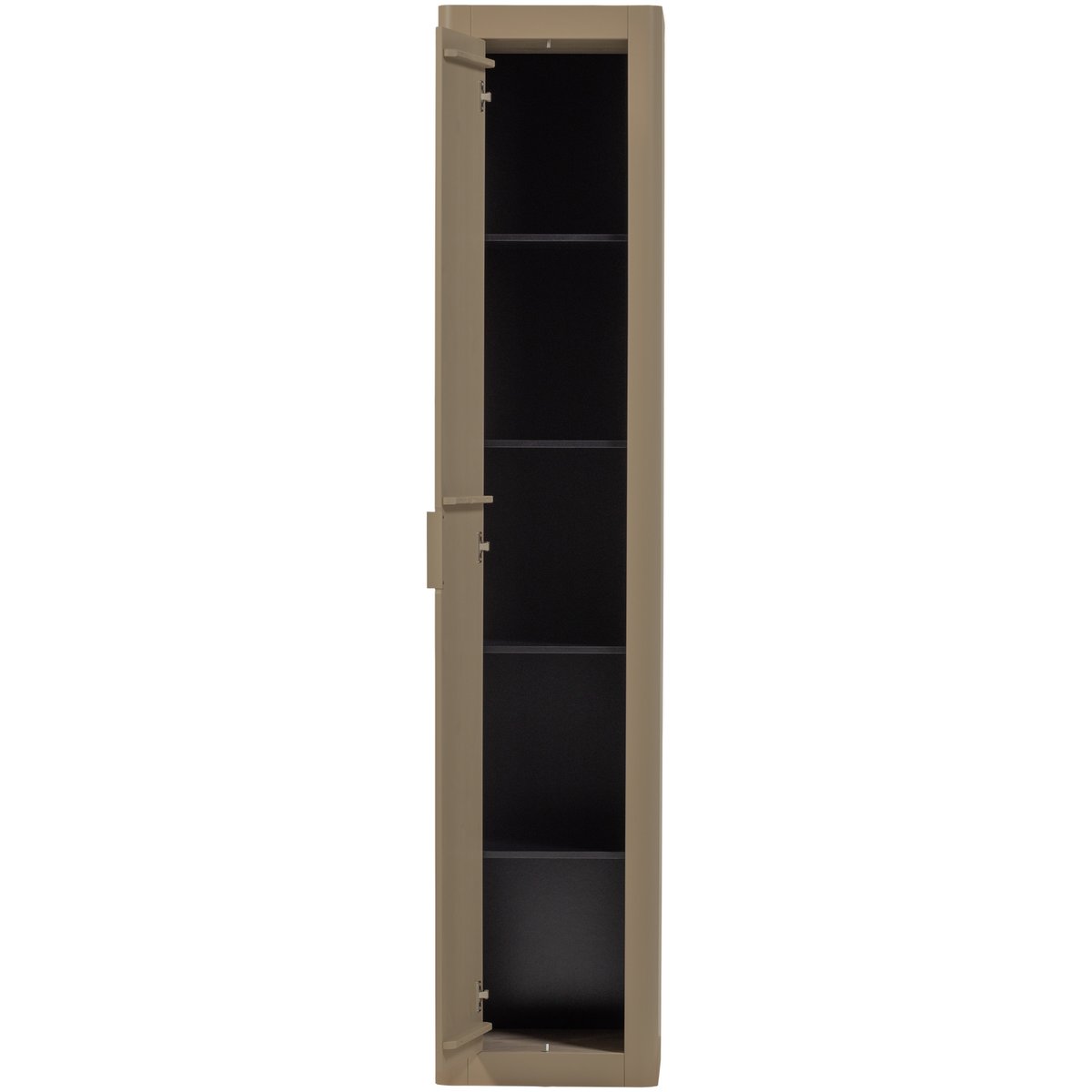 Armoire haute en pin GUNNAR taupe, WOOOD
