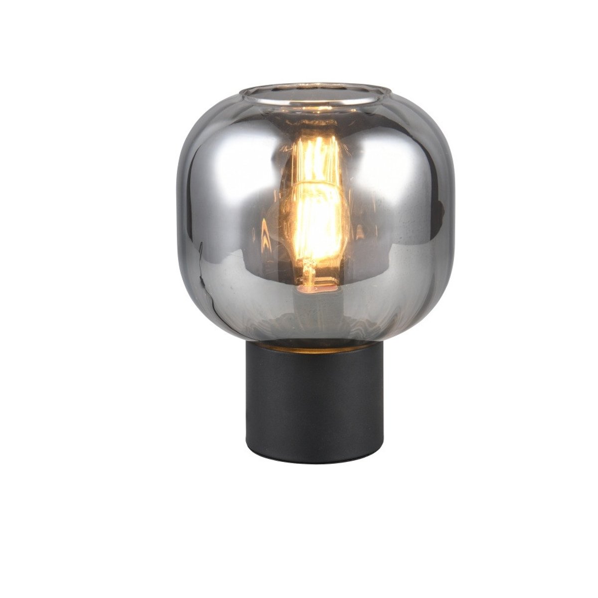Lampe design en verre, DIVA gris, TRIO