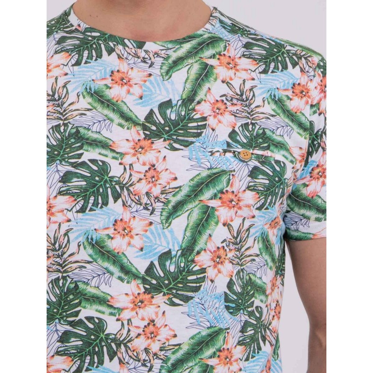 T-shirt Col Rond Pur Coton Nibolta blanc, RITCHIE