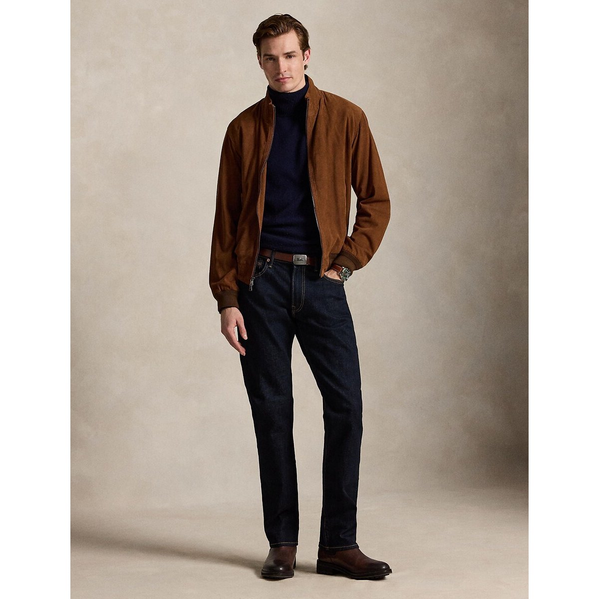 Jeans dritti, elasticizzati, HAMPTON blu rinse, POLO RALPH LAUREN