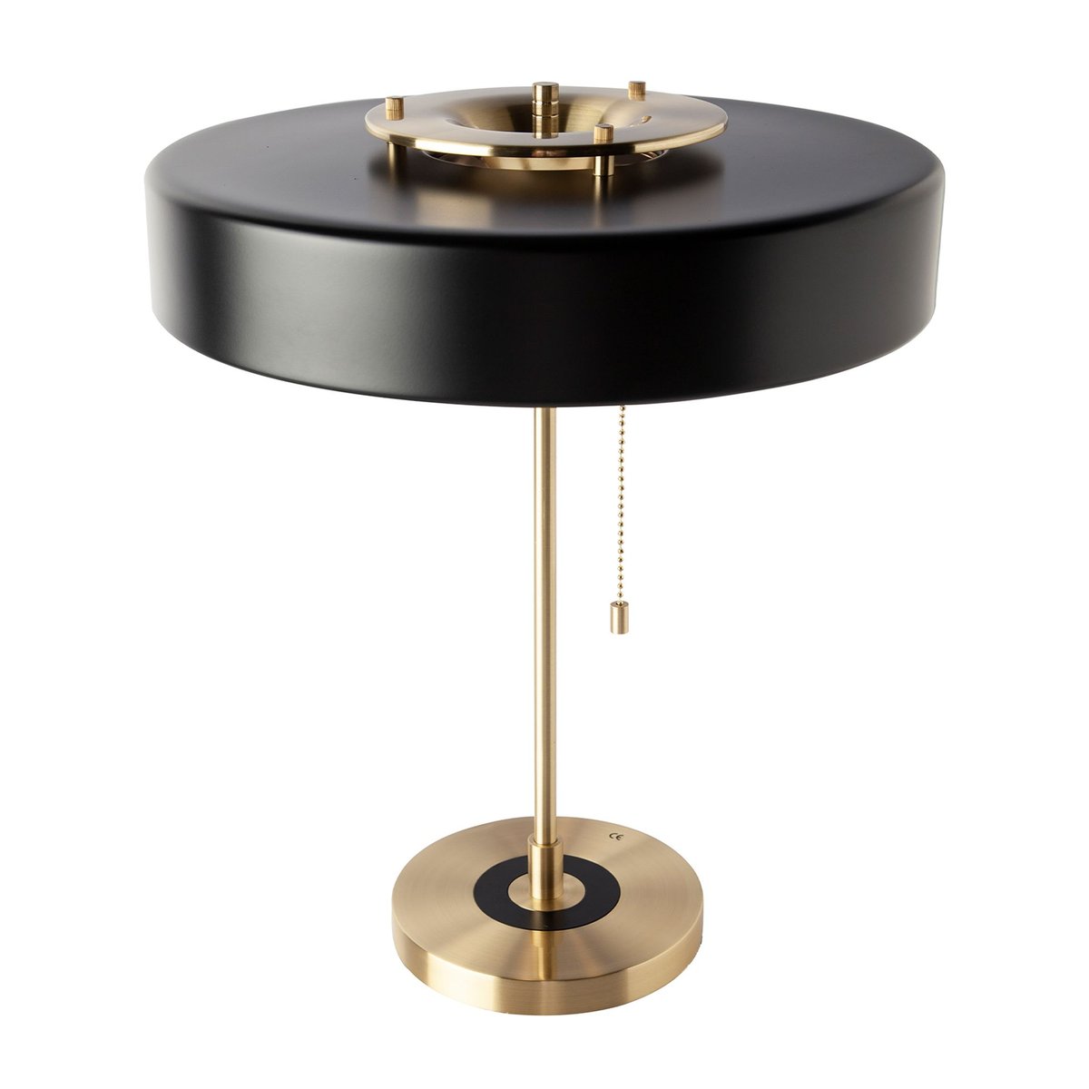Lampe de bureau en aluminium et aluminium noir | or, ANGEL CERDA