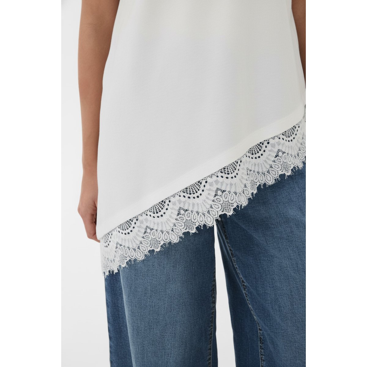 T-shirt blanc spring gardenia, CULTURE