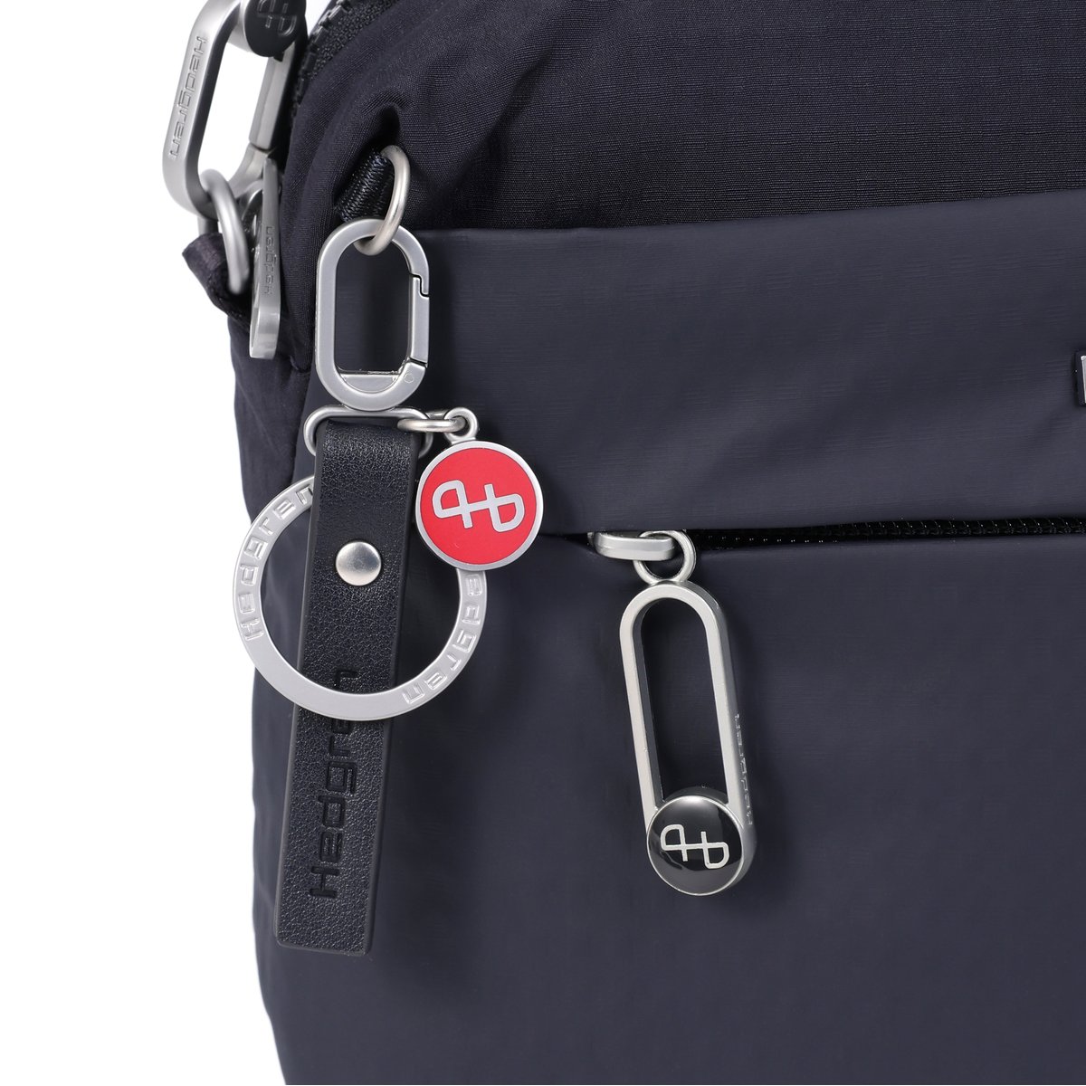 Sac bandoulière compact avec protection RFID vulcan blue, HEDGREN