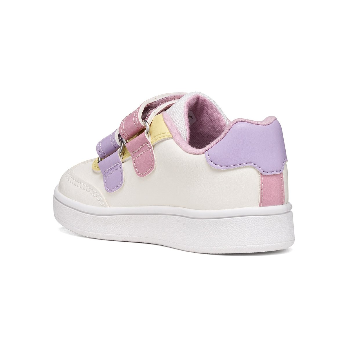 Baskets  B ECLYPER blanc/rose, GEOX