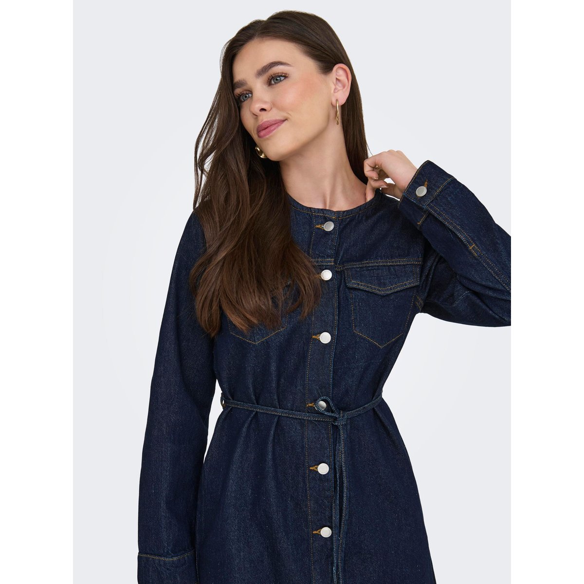 Robe En Denim dark blue denim, ONLY