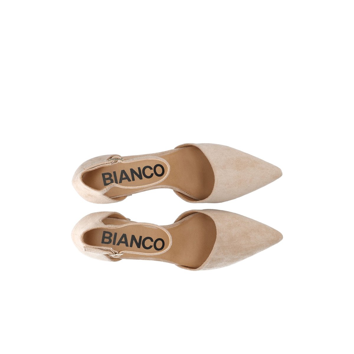 Escarpins nougat, BIANCO