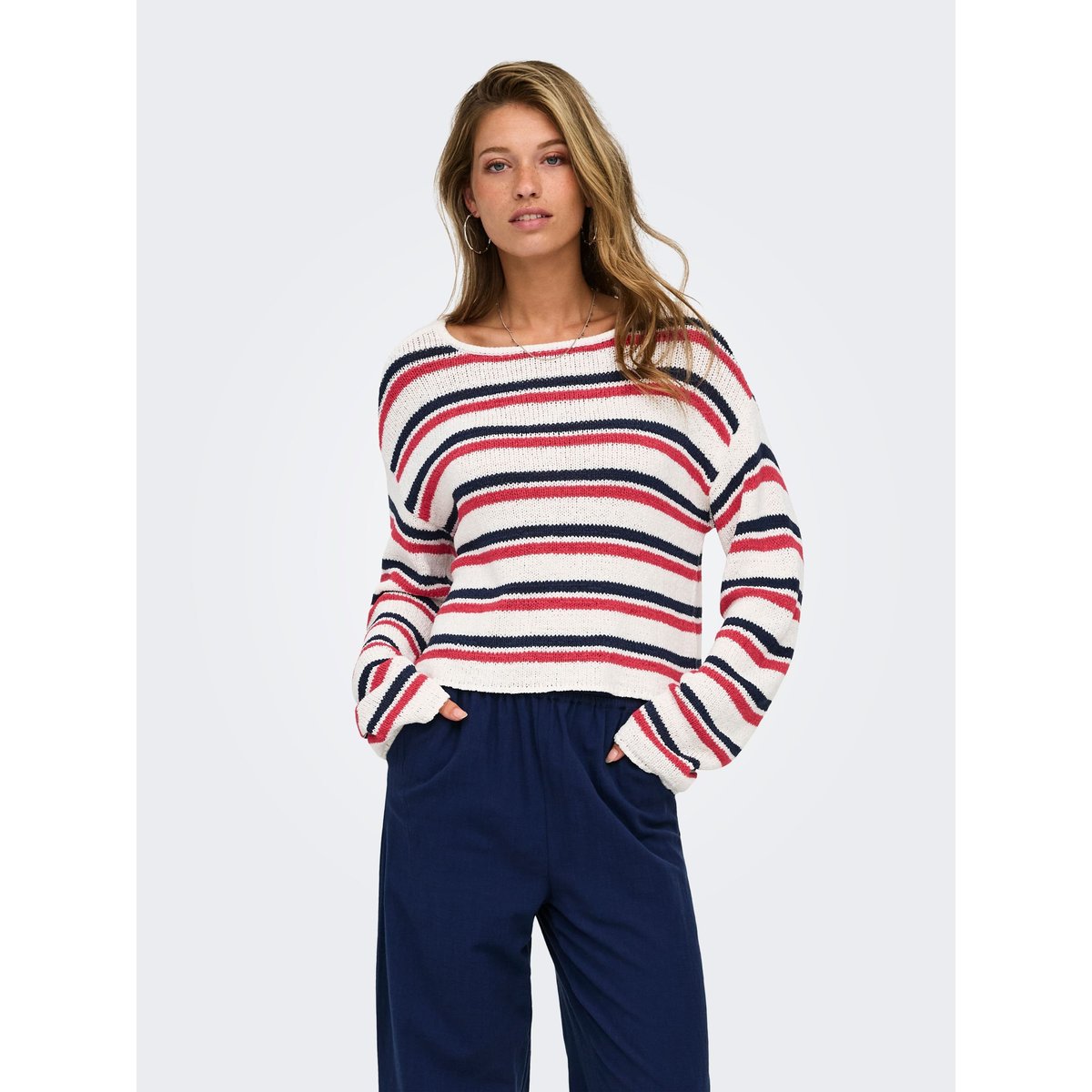 Pull En Maille cloud dancer, ONLY